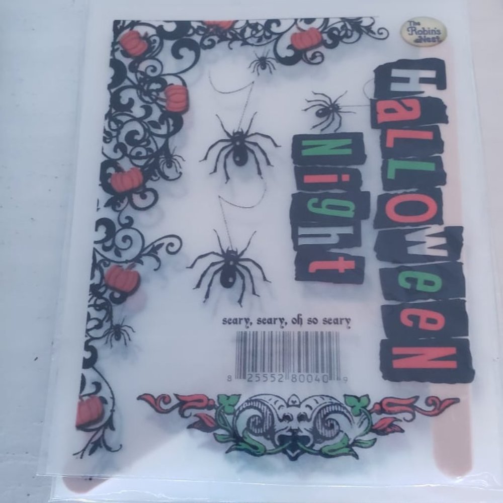 HALLOWEEN Robin's Nest Transfer Stickers for Cards